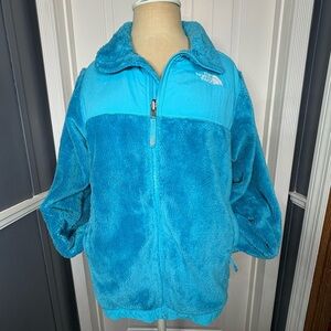 The North Face Kids Turquoise Fleece Jacket size XL